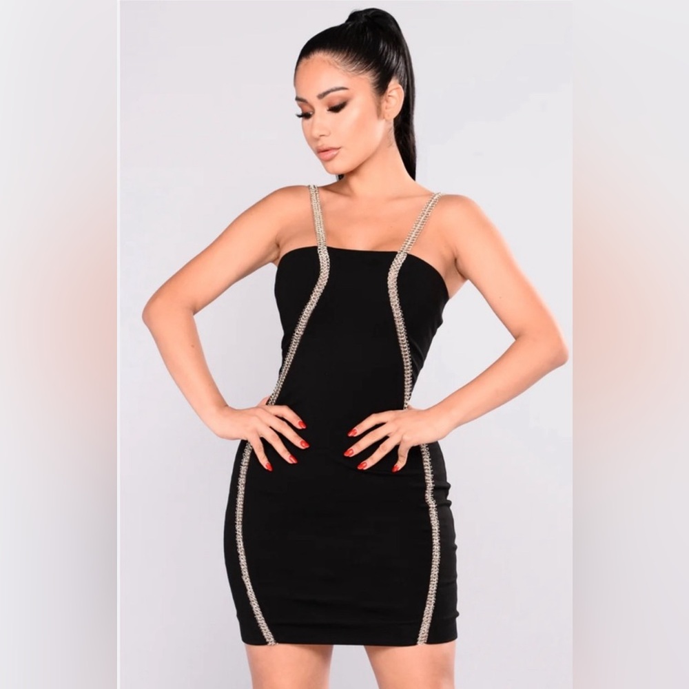 Sexy Chain Link Bodycon Dress